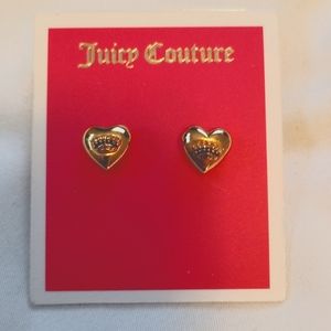 ✨Gold Puff Heart Juicy Couture Earrings✨